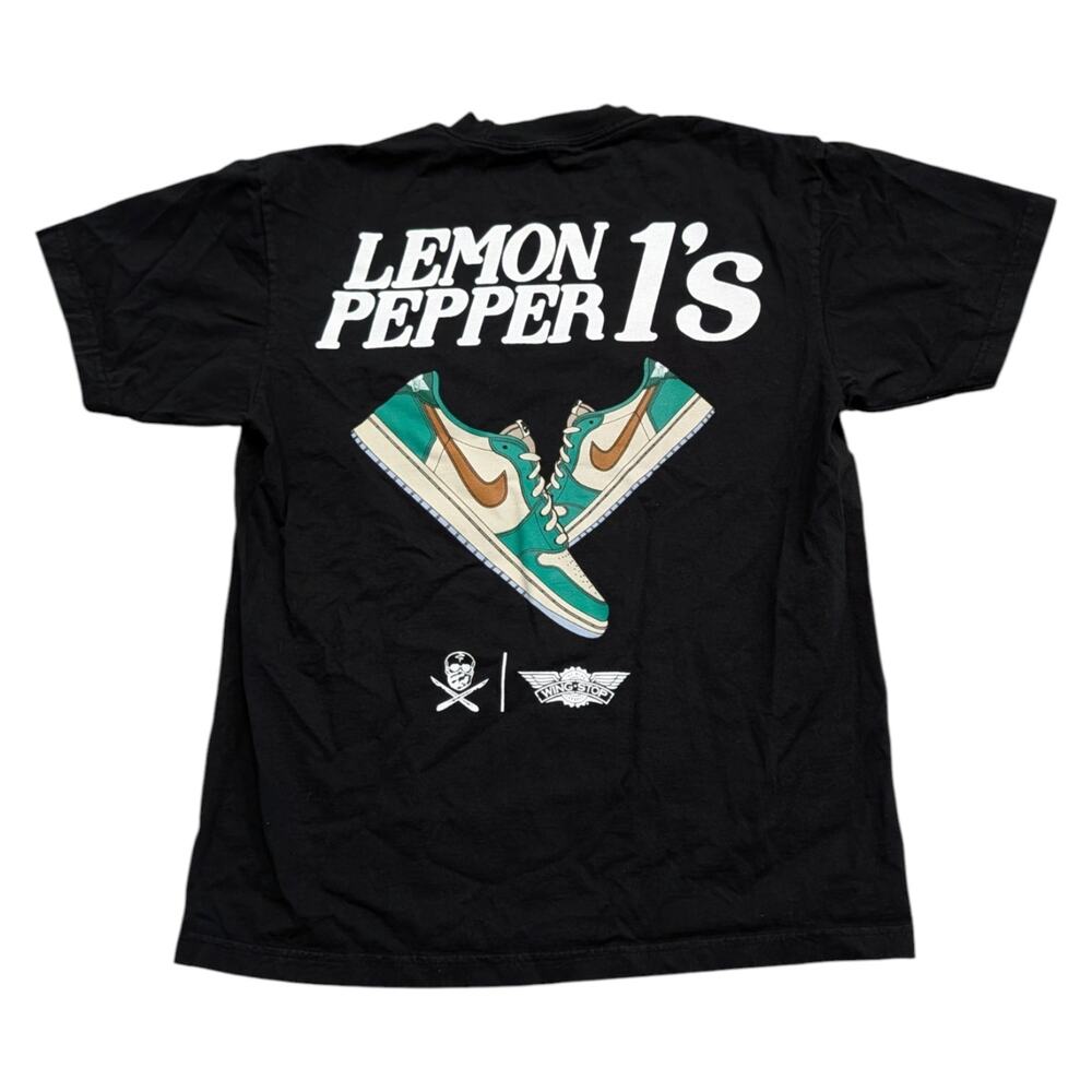 Wing Stop/SRGN Studios Lemon Pepper 1's Short Sleeve T shirt
